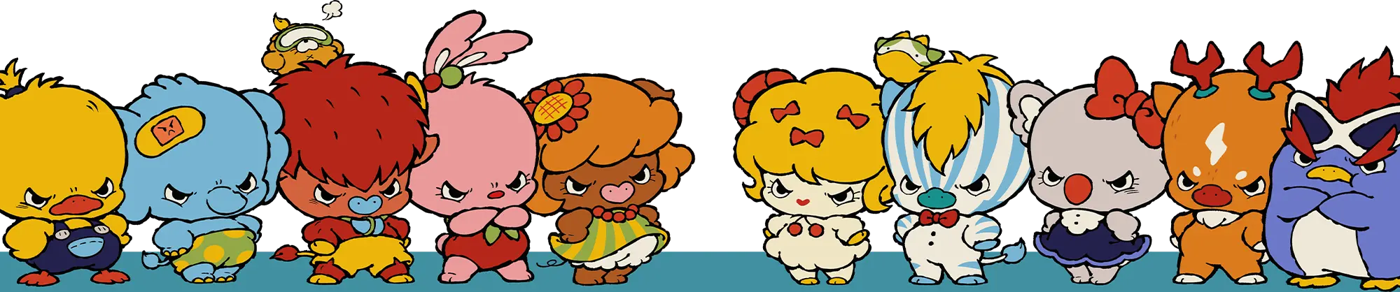 アングリーベイビーズのなかまたち